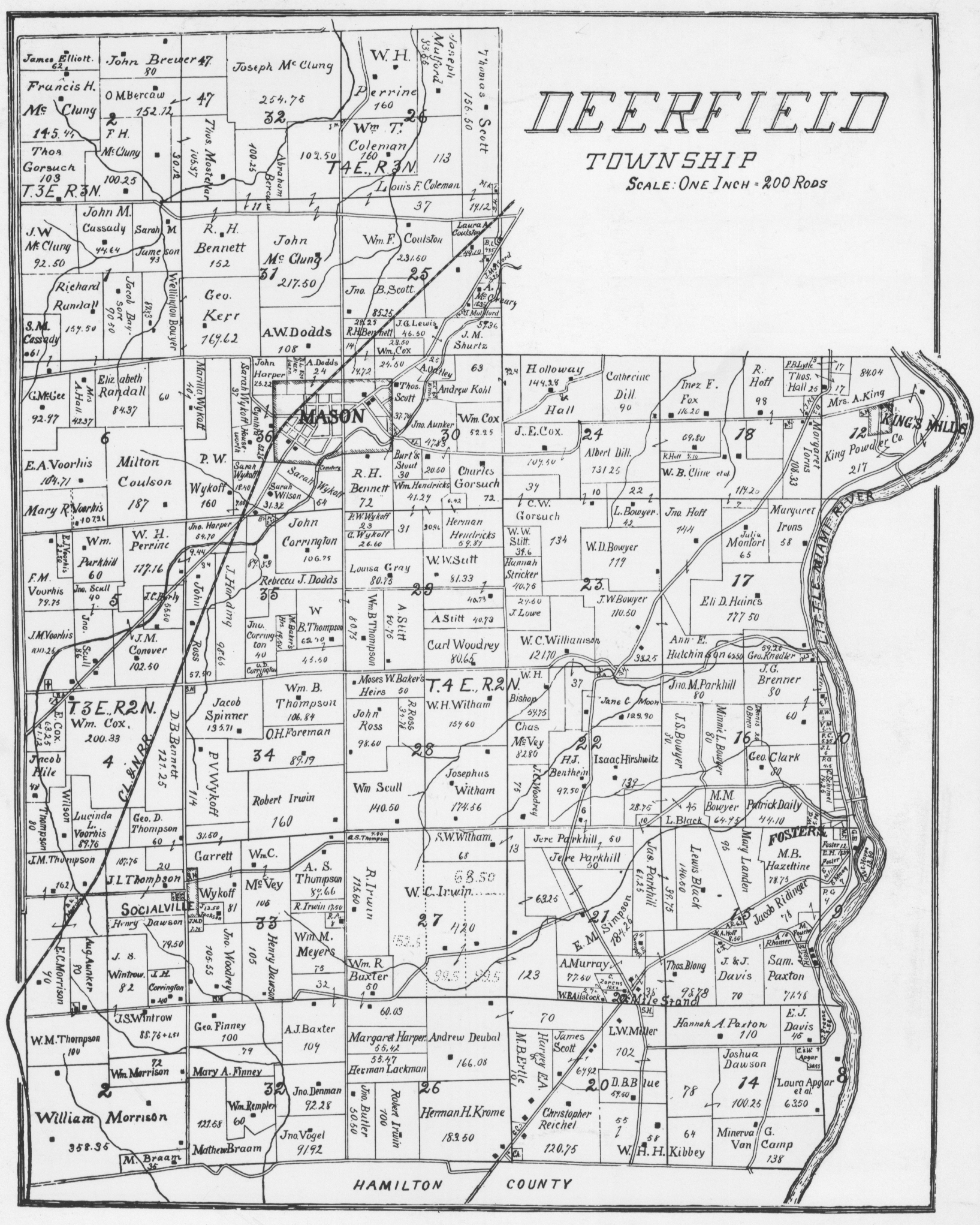 Deerfield Township map